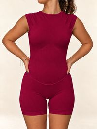 Sculpt Open-Back Playsuit