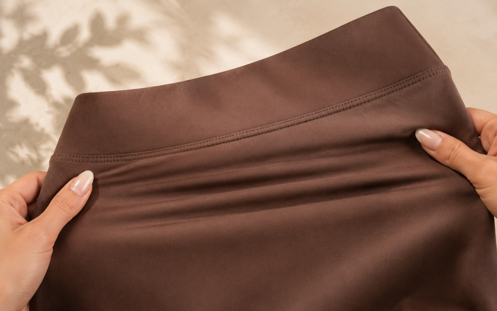 The fabric does the work.