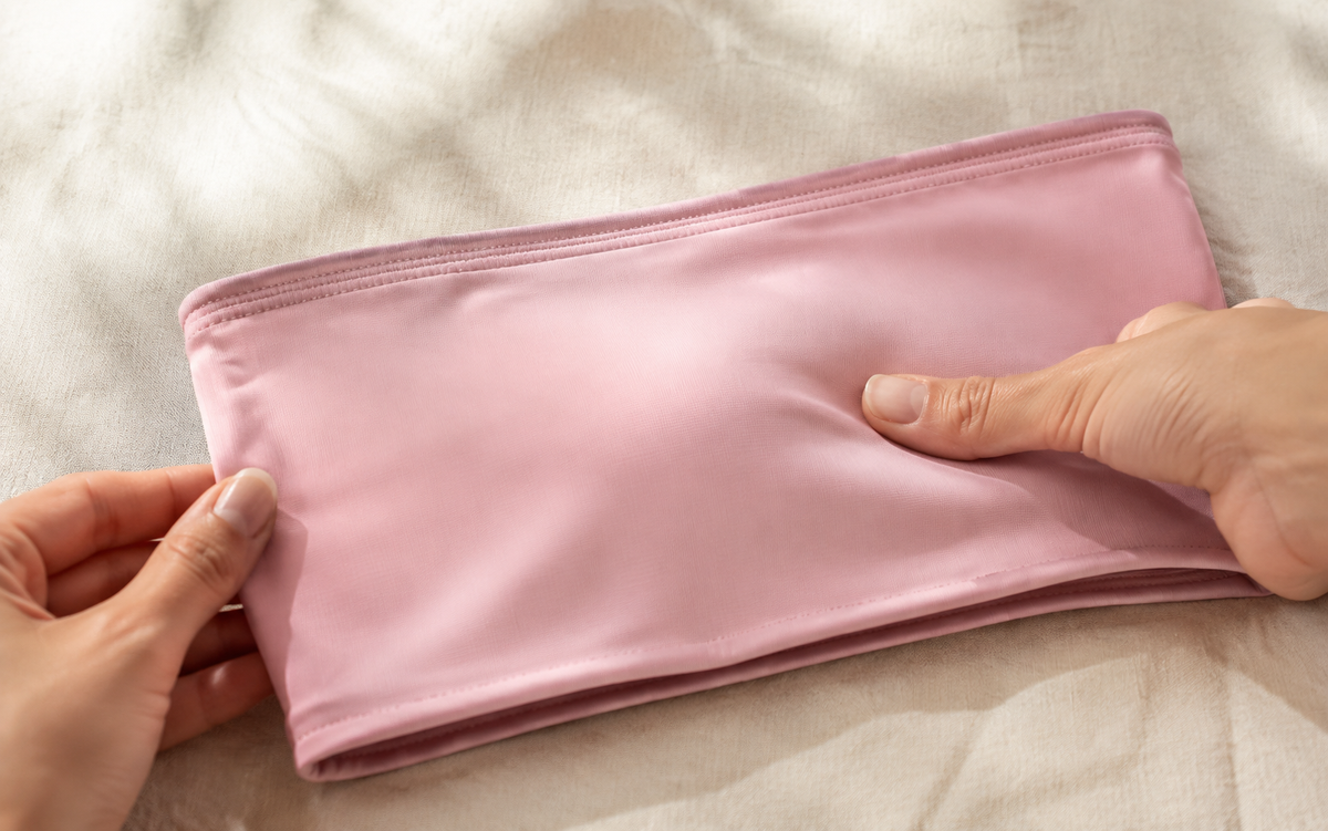 The fabric does the work.