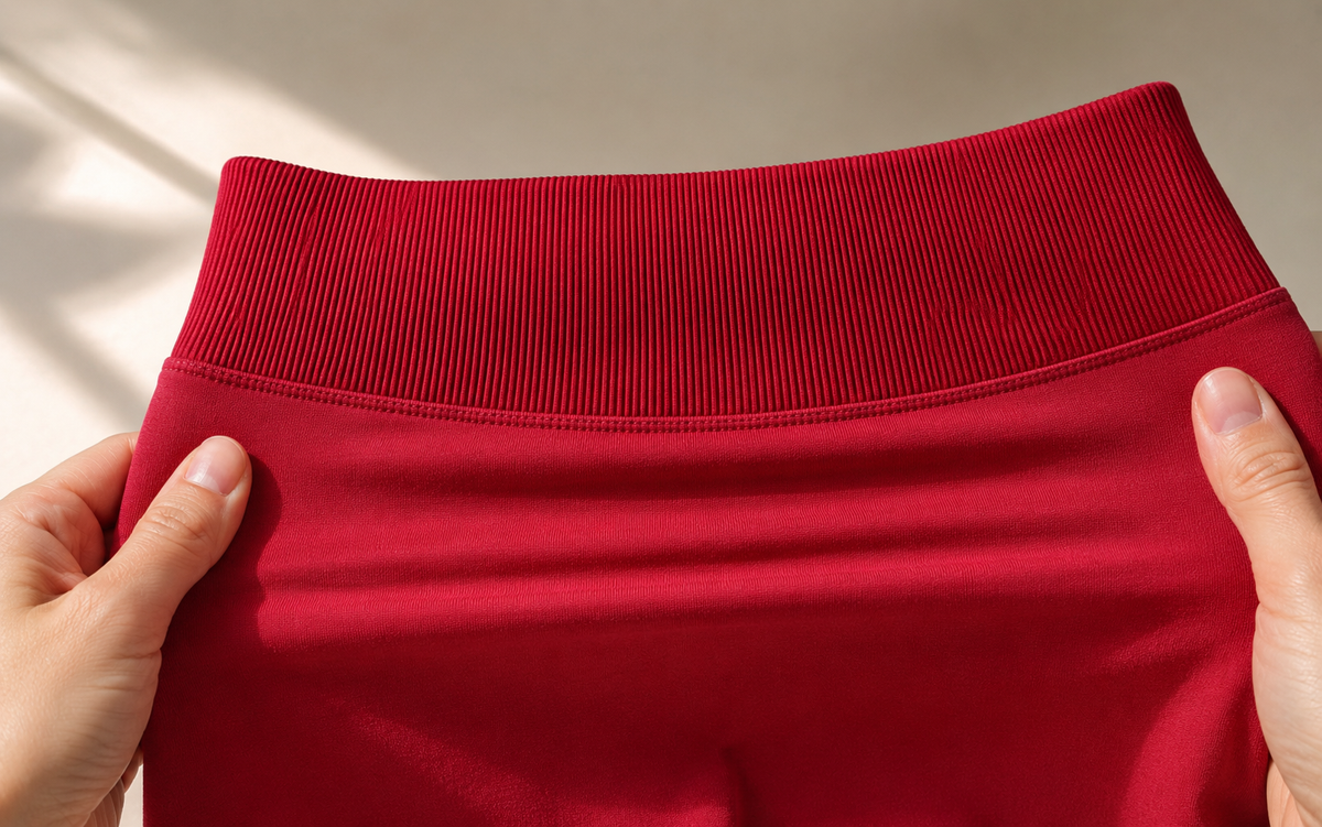 The fabric does the work.