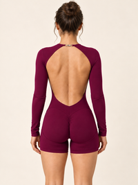 Contour Long-Sleeve Playsuit