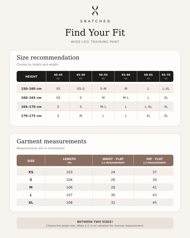 Size guide