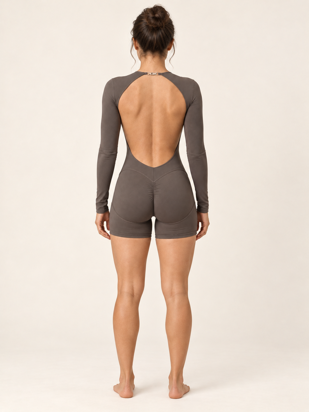 Contour Long-Sleeve Playsuit