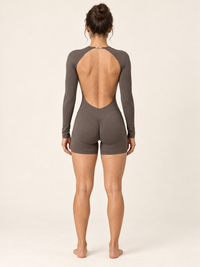 Contour Long-Sleeve Playsuit